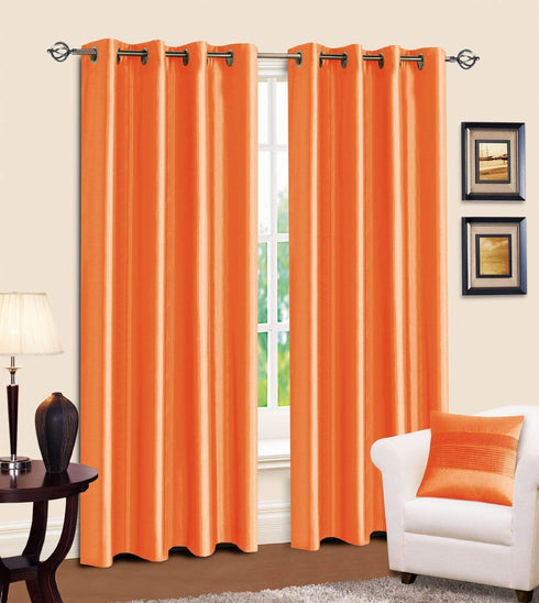 Adore the Decor™ Faux Silk 54 x 84 in. Single Grommet Curtain Panel